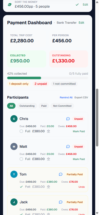 HerdCats cost split dashboard